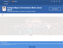 Tablet Screenshot of colegiomayorjesusmaria.org